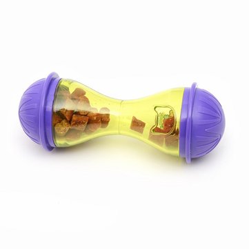 Dog Cat Interactive Feeder Treated Toy Bone shape Treat Dispensing Toy Small Pet Toy