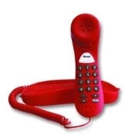 Tiptel 114 - Telefon mit Schnur - Rot (1081782)