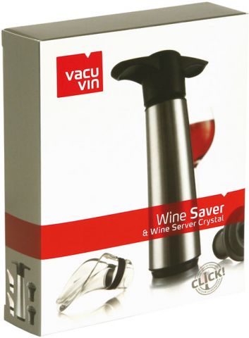 Vacu Vin Wine Saver - Edelstahl Set