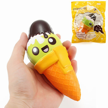 YunXin Squishy Scarf Ice Cream Cone Soft Slow Rising With Packaging Collection Gift Decor Toy