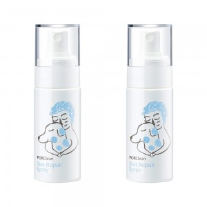 Spray Reparador Cutaneo PORClean - Para Piel Seca, con Prurito y Escamas - 50ml Spray - 2 Botes