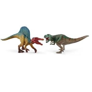 Schleich Spinosaurus und T-Rex - klein (41455)