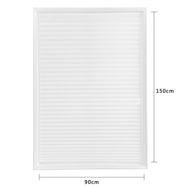 self-adhesive pleated blinds curtains half blackout windows for bathroom balcony shades for living room home window door