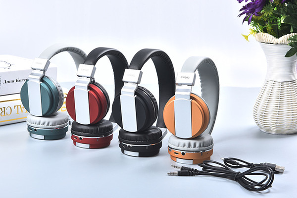 new bluetooth headset wireless stereo bass music earphone fm radio headphone with microphone for xiaomi samsung smart phone