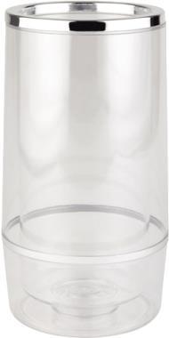 APS Flaschenkühler 36032 12x23cm Kunststoff transparent (36032)