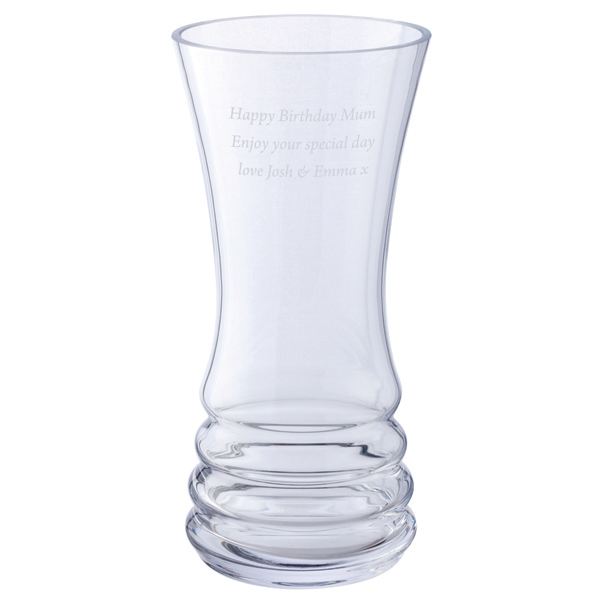 Dartington Glass Personalised Wibble Bunch Vase