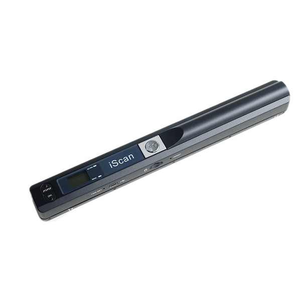 portable handheld document scanner 227x20x20mm 900 dpi usb 2.0 lcd display support jpg / pdf format selection