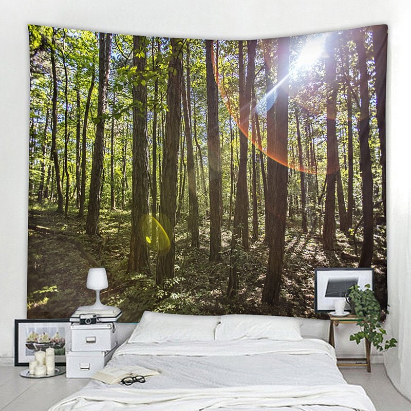 Fashion Forest Pattern Home Decoration Tapestry