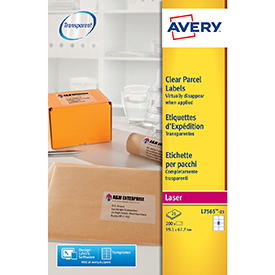 Avery L7565-25 Parcel Labels 25 sheets - 8 Labels per Sheet