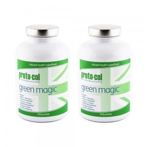 Proto-col Green Magic Pulver - Nahrungserganzung zum Abnehmen - 2er Pack