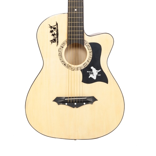DK-38C Guitar Basswood Straps Picks Accordeur LCD Pickguard String Set Couleur du bois