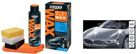 QUIXX KFZ-Multifunktions-Wachs 7in1 WAX, 500 ml Sieben Pflegeprodukte in Einem: für Lack, Reifen, Kunst - 1 Stück (50257)