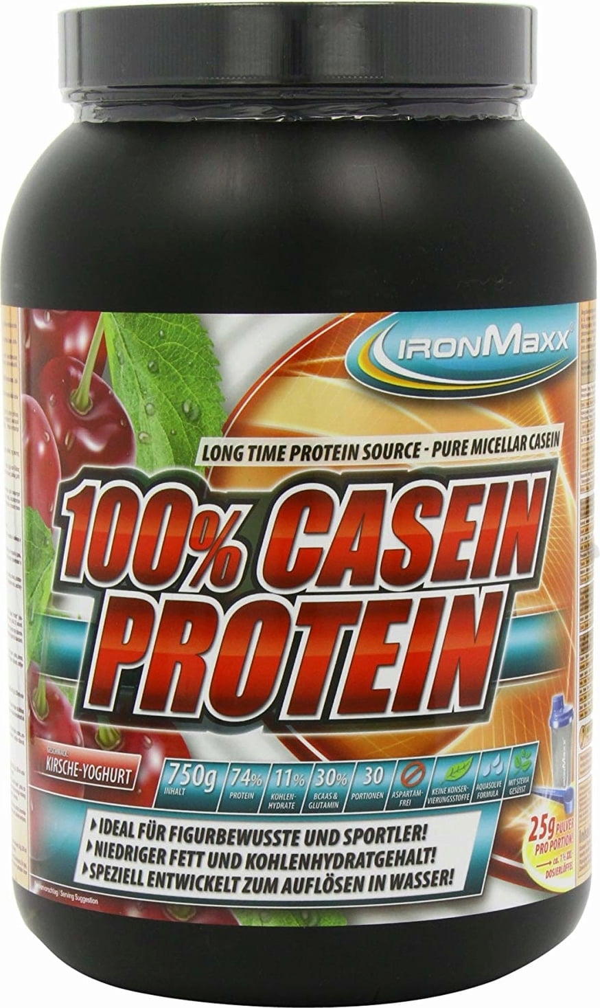 ironMaxx 100% Casein Protein - Kirsche-Joghurt