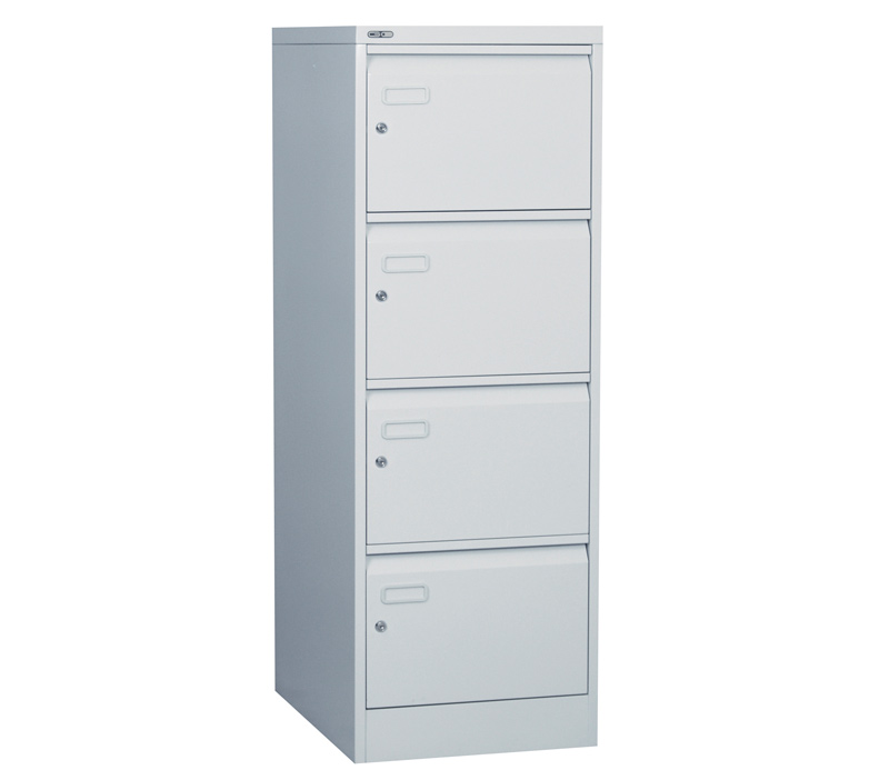 Metal Filing Cabinet with 3 Individual Locking Drawers Choice Of Colours