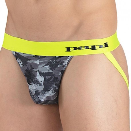Papi Catalyst Camouflage Jock - Grey L