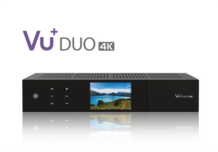 VU+ Duo 4K 1x DVB-C FBC / 1x DVB-T2 Dual Tuner 2 TB HDD Linux Receiver UHD 2160p