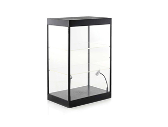 LED Showcase with Two Shelves Display Case