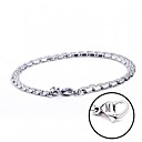 Fashion Personalized Gift  Handmade Stainless Steel Jewelry  Engraved Chain Link Bracelets