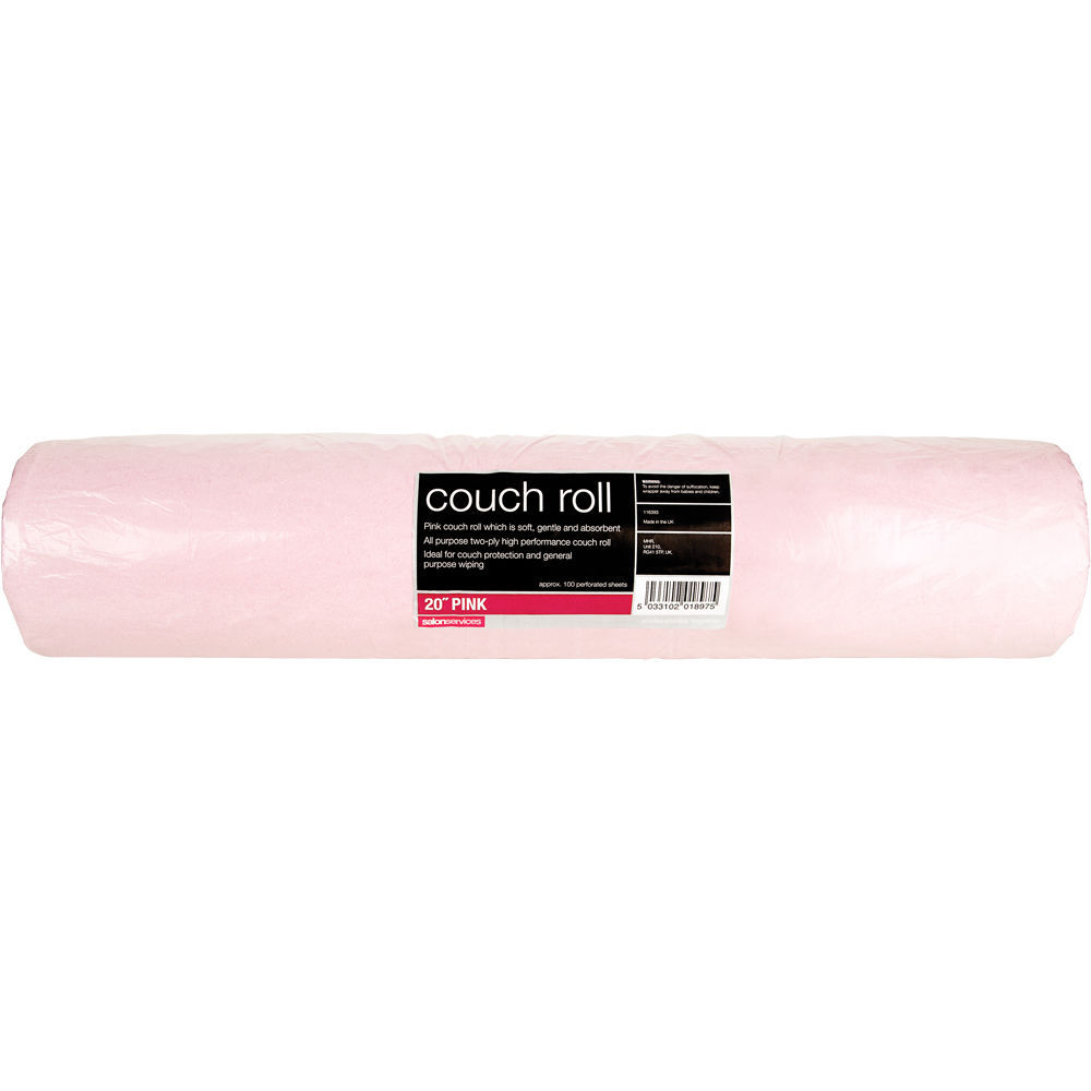 salon services couch roll pink 40m - 20 inch