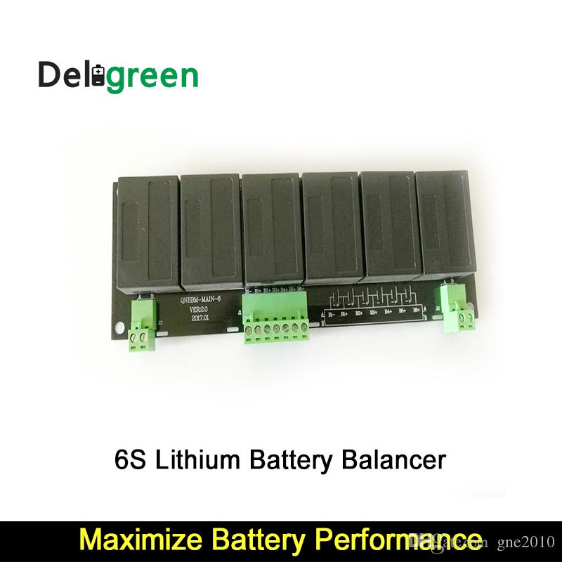 QNBBM 6S Active Battery Equalizer BMS Balancer for LIFEPO4,LTO,Polymer ,LMO,LI NCM LI-ion Battery 18650 DIY Pack