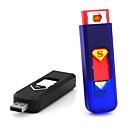 Superman USB recargable mini cigarrillo Electrónico sin llama del encendedor puede bordo de la aeronave