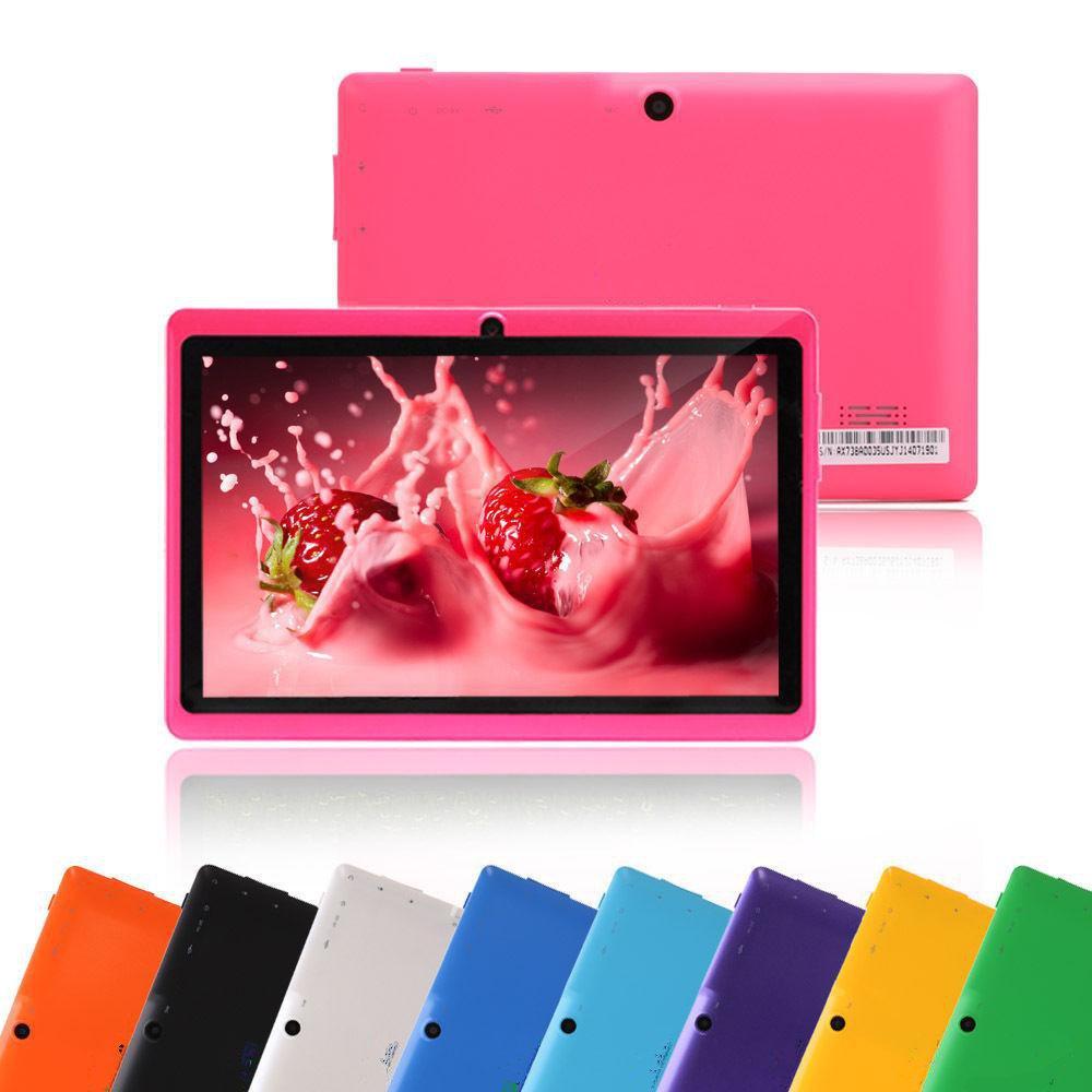 Q88 7 Inch Android 4.4 Tablet PC ALLwinner Cheap A33 Quade Core Dual Camera 8GB 512MB Capacitive Cheap Tablets