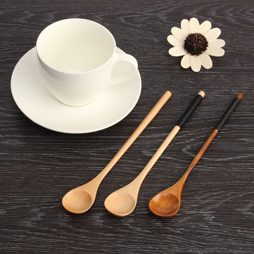 Wooden Phoebe  Kitchen Utensil Set Cook Tool Wood Spoon Strong Spoon