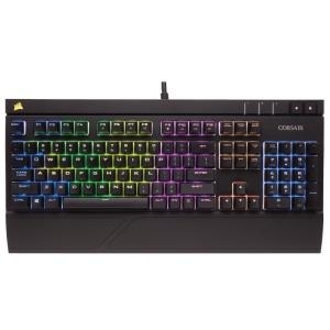 Corsair Gaming STRAFE RGB - Cherry MX Silent - Tastatur - USB - Deutsch (CH-9000121-DE)