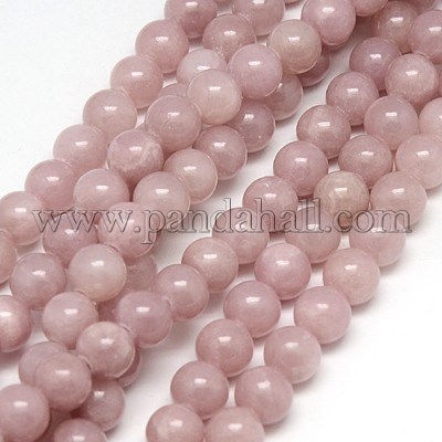 Natural Yellow Jade Beads Strands, Dyed, Round, RosyBrown, 4mm, Hole: 1mm; about 95pcs/strand, 15.75