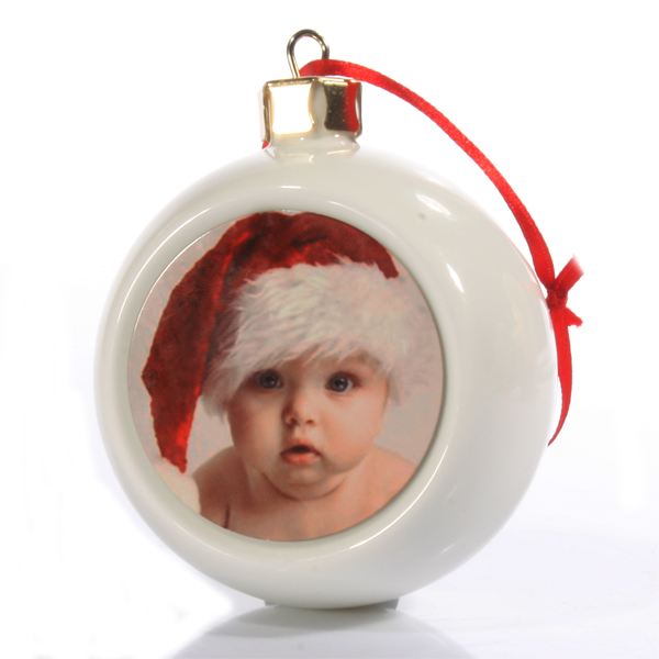 Personalised Baby Photo Bauble