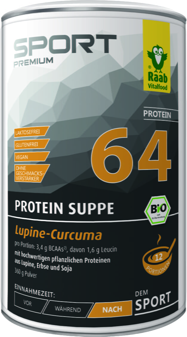 Raab Vitalfood Protein Suppe 64 Bio - Lupine-Curcuma