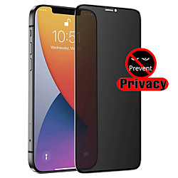 filtre de confidentialité en verre trempé film de couverture complète anti-peeping Shield protecteur d'écran pour iphone 12 pro 11 pro max x xr xs 7 8 plus 9h