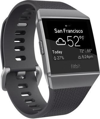 Fitbit Ionic - Intelligente Uhr - Bluetooth, Wi-Fi, NFC - 50 g - Anthrazit, Smoke Gray