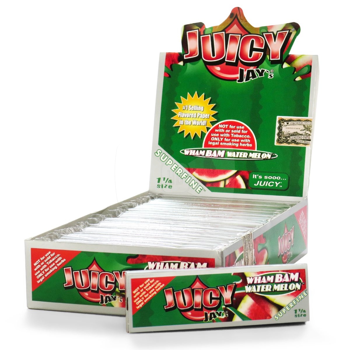 Juicy Jays Super Fine Papers 1 Pack Wham Bam Watermelon
