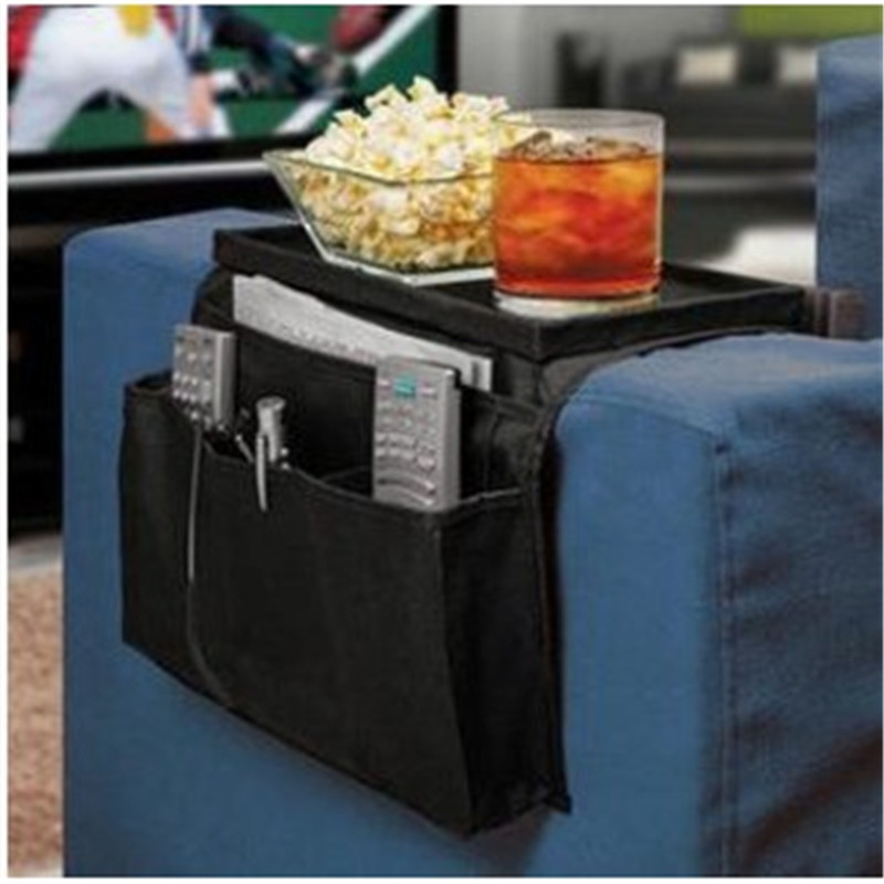 6 Pockets Sofa Couch Armrest Hanging Organizer TV Remote Control Holder Practical Book Magazine Storage