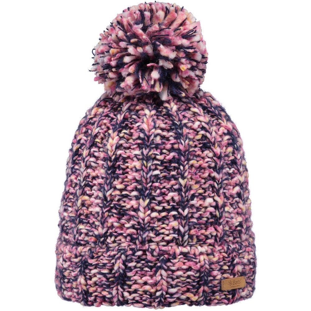 Barts Womens Myla Warm Knitted Pom Pom Winter Beanie Hat One Size