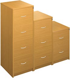 Wood Filing Cabinet 3 Drawer (Special Offer)