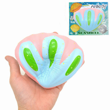 Areedy Squishy Seashell 12cm Slow Rising Original Packaging Collection Gift Decor Toy