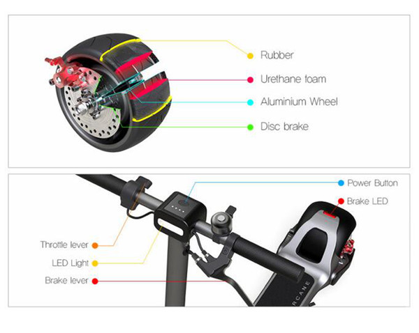The Mercane Widewheel electric scooter Parts,Powerful WW mobility scooter replacement and accessories 100% factory original