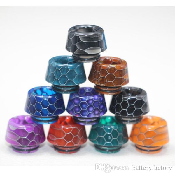 Newest Snake Skin 810 Bullet Resin Drip Tip for SMOK TFV8 TFV12 Big Baby Kennedy Goon Apolocalypse RDA Tanks