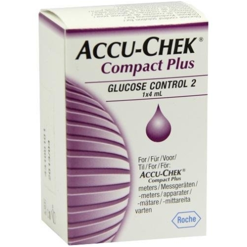 Accu-Chek Compact Plus Glucose Control 2 Solution 1x4ml