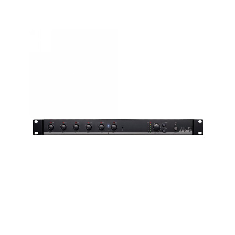 Audac PRE 116 - 6 Kanal stereo Vorverstärker