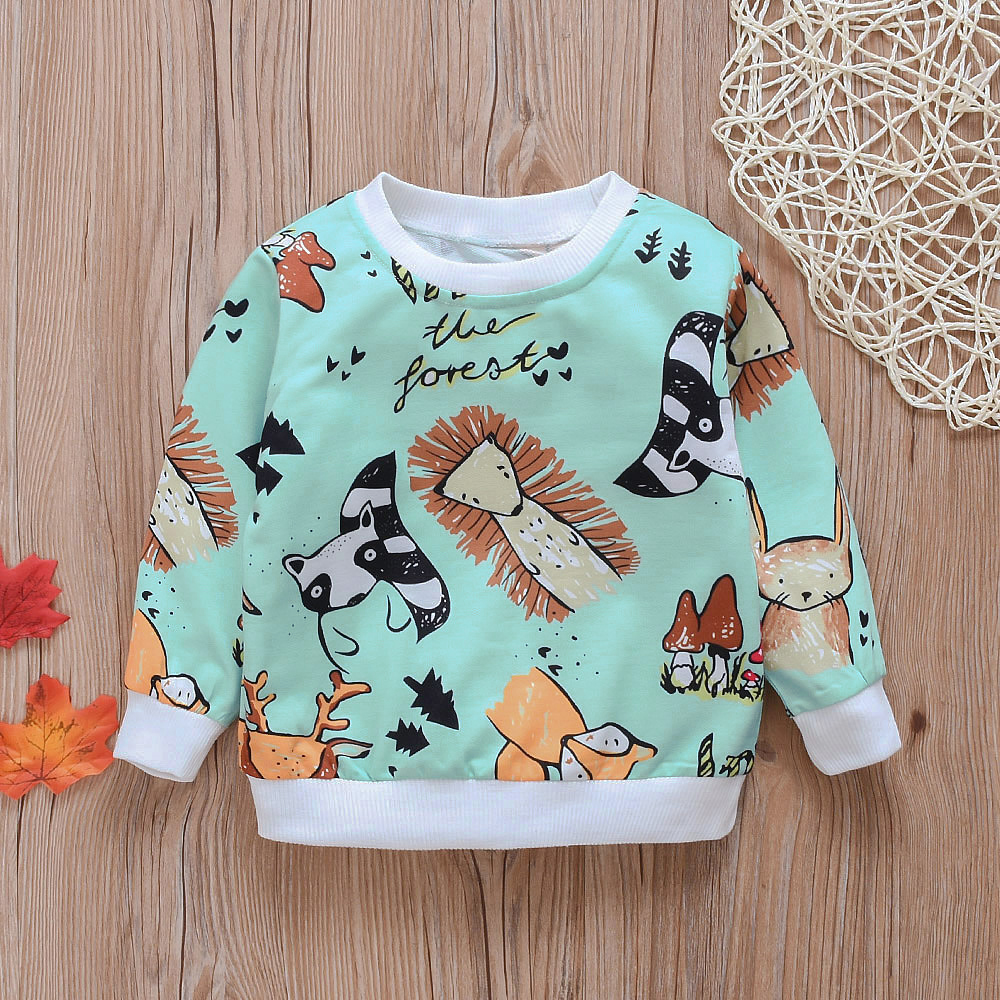 Baby / Toddler Adorable Animal Print Pullover