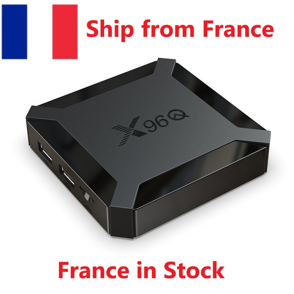 Ship from france X96Q Android 10.0 10 TV Box Allwinner H313 Quad Core Support Smart TV Wifi 2GB 16GB TV Box