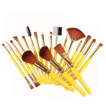 MAANGE 19 Pcs Professional Makeup Brush Set Blush Cosmetic Brushes Tools Kit 3 Colors