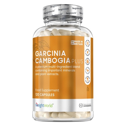 Abnehmen mit Garcinia Cambogia Plus - 120 Kapseln - Vegan & Glutenfrei
