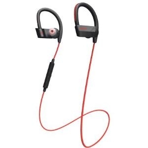 GN Jabra Jabra Sport Pace - Ohrhörer mit Mikrofon - im Ohr - über dem Ohr angebracht - Bluetooth - kabellos - Rot (100-97700001-65)