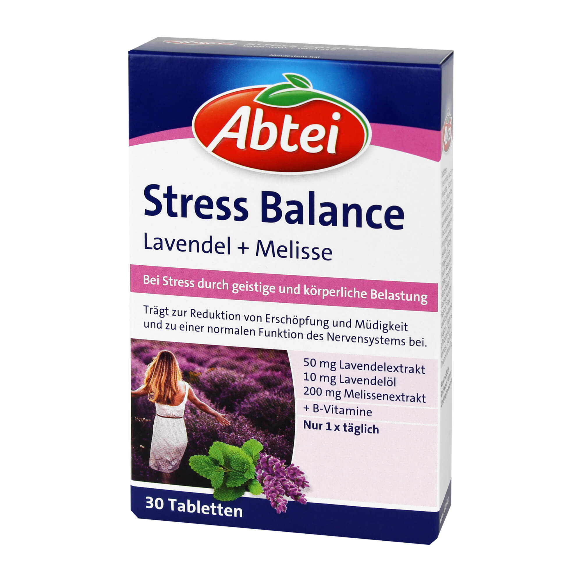 Abtei Stress Balance Tabletten Lavendel + Melisse