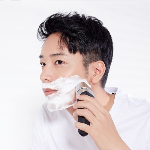 Xiaomi Mijia Smate Reciprocante máquina de afeitar eléctrica máquina de afeitar a prueba de agua seco y mojado 4B carga rápida con cepillo
