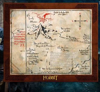 Thorin Oakenshield Map Prop Replica from The Hobbit The Desolation Of Smaug